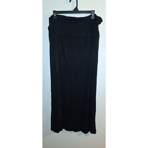 ANA Black Pull-on Maxi Skirt Sz PXL - Picture 1 of 2